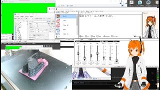 【作業配信】ゆかりねっとで読み上げテストとかモデルの調整とか3Dプリンターとか【足立レイ _美少女ロボット制作計画】