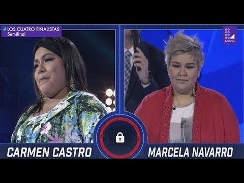 Batalla de Marcela Navarro y Carmen Castro _ Semifinal _ Los cuatro finalistas