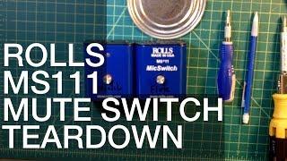 Video thumbnail for Rolls MS111 XLR Mic Mute Switch Teardown by adkpiper