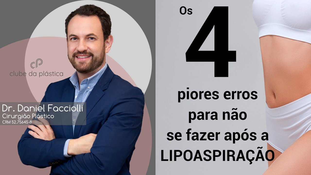 Clube da Plástica: Os 4 piores erros após realizar uma lipospiração.