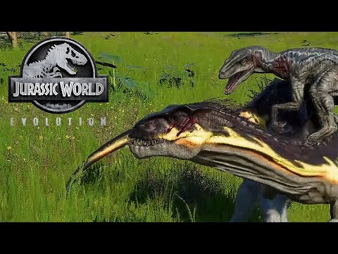 INDORAPTOR GEN 2  MOD VS BLUE - BATTLE || JURASSIC WORLD EVOLUTION