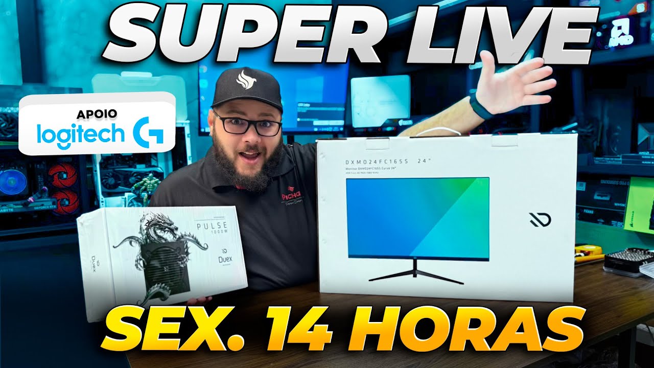 🚨 Super LIVE de Promoções 🚨 Processador, Placa de Vídeo, SSD, PC GAMER 🔥 AO VIVO  21/02 14:00h