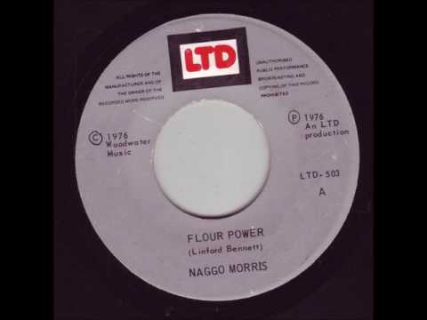 Naggo Morris - Flour Power + Dub - 7" LTD 1976 - FLOWER ROOTS 70'S DANCEHALL