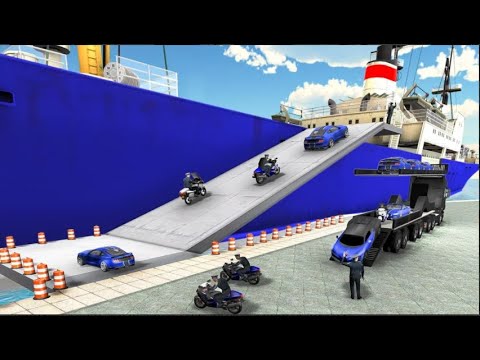 Us police car Transporter: Police Transport Game Brilliant Gamez Gameplay