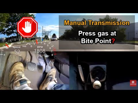 (57) Press gas at bite point on upshift?