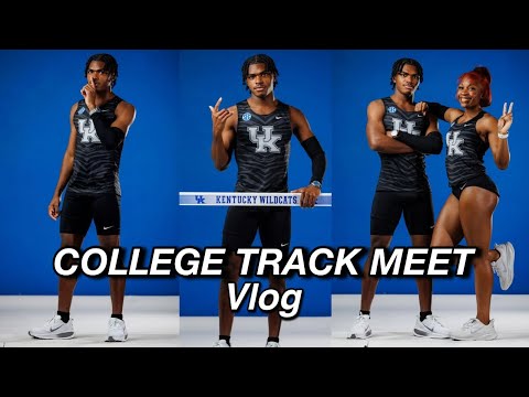 College Track Meet Vlog | My First Meet of the Season | Sophomore Year