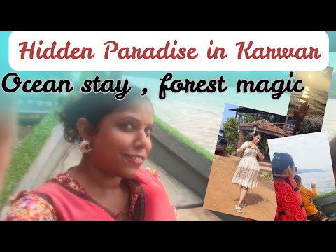 Hidden gem in Karwar⛱️Ocean Deck, River Deck & Mangrove Magic🏡#travel #trip #gokarna #beach #vlog
