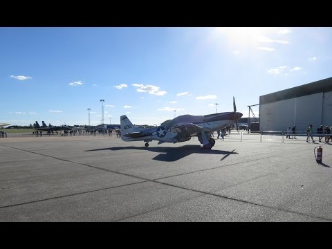 P-51 Mustang and F-16 Fighting Falcon