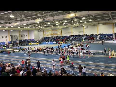 2025 Indoor State Meet 4A  Girls 4x800 Heat 2