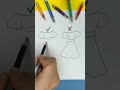 How to draw dress 😉| Satisfying Créative Art That At Another Level Part #Shorts #art #draw #drawing
