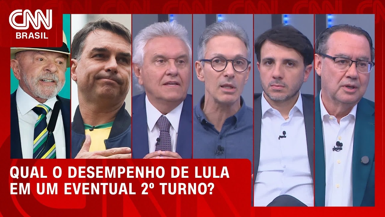 Quaest: Lula empata com Flávio, Caiado e Renan Santos em um eventual 2º turno; veja números | CNN 3