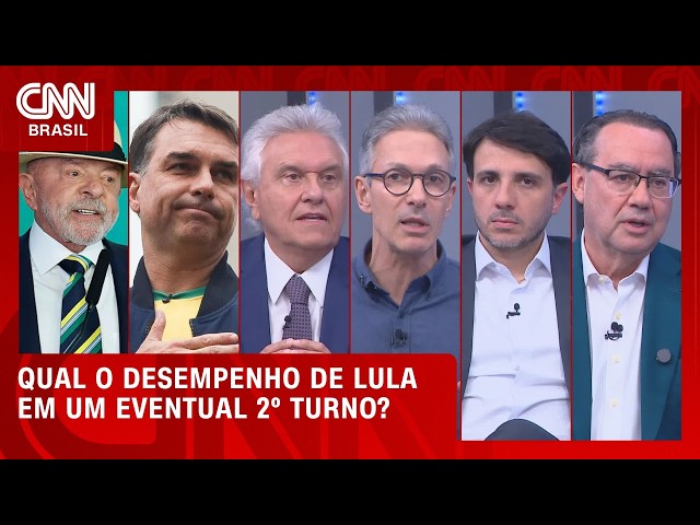 Quaest: Lula empata com Flávio, Caiado e Renan Santos em um eventual 2º turno; veja números  | CNN 3