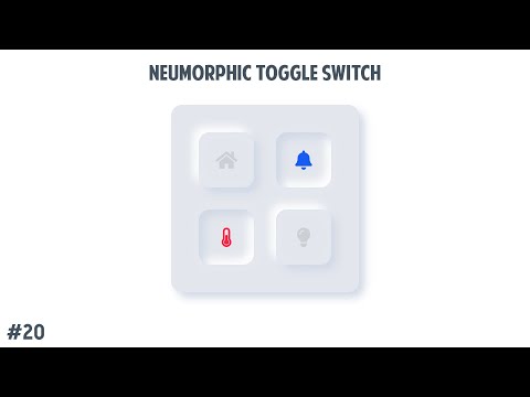 Neumorphic Toggle Switch Html Css