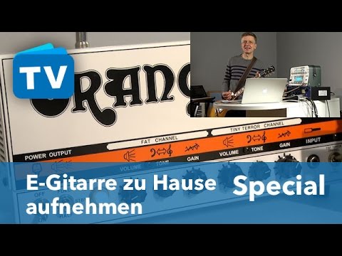 E-Gitarre zu Hause aufnehmen - Das sind deine Optionen!