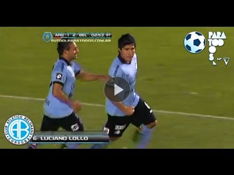 Gol Lollo. Argentinos 1 Belgrano 2. Torneo Inicial 2013. Fecha 10. Fútbol Para Todos.