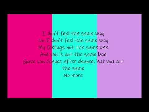 Kaay Money ft. Brandon - Same Way (With Lyrics)