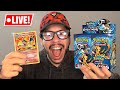 Opening 216 Pokemon Packs for Original Charizard! (Live Stream)