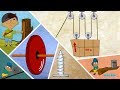 Pulley, Wheel, Lever and More Simple Machines - Science for Kids | Educational Videos by Mocomi