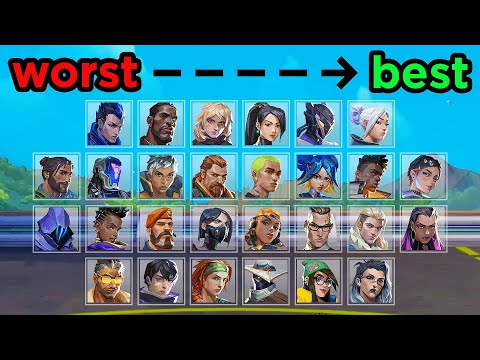 I Played EVERY Valorant Agent from Worst to Best
