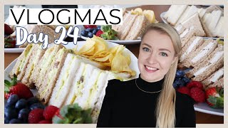 Christmas Eve lunch prep! | Vlogmas