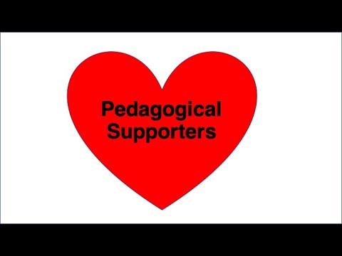 Thanks to pedagogical supporters