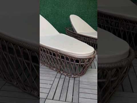 Меблі для басейну Шезлонги плетені