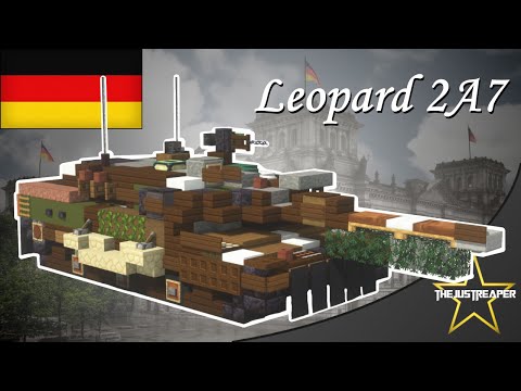 TheJustReaper - Minecraft Modern Warfare Build Tutorial: Leopard 2A7