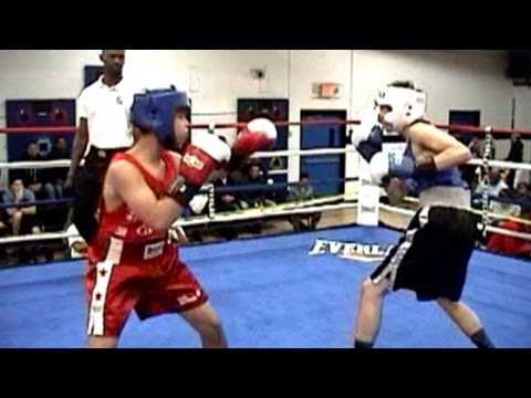 NY METRO BOXING 2015 : SONNY LOPEZ / NICHOLAS  POLANISH : 123 lb J.O. 3 rounds