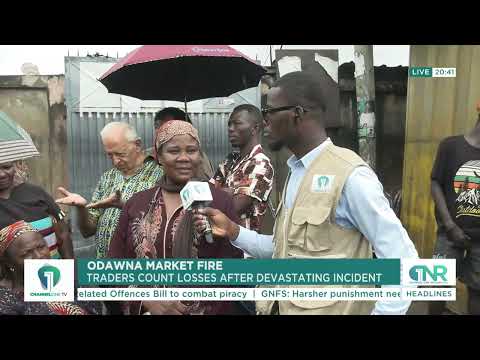 Odawna Flood Disaster: Fire Outbreak Destroys Goods Worth Thousands After Heavy Rain