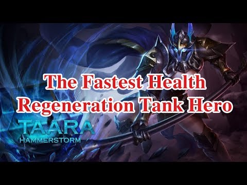 Taara Gameplay - The Fastest Health Regeneration Tank Hero - Arena Of Valor