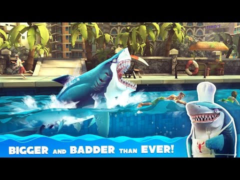 Hungry Shark World - BULL SHARK - Eating Spear gunners and knife divers Yummy!