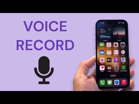 How To Voice Record on iPhone