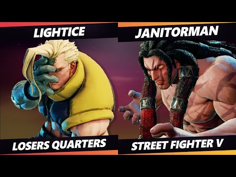 Glitch Infinite Losers Quarters - Lightice (Nash) Vs. Janitorman (Necalli) Street Fighter V