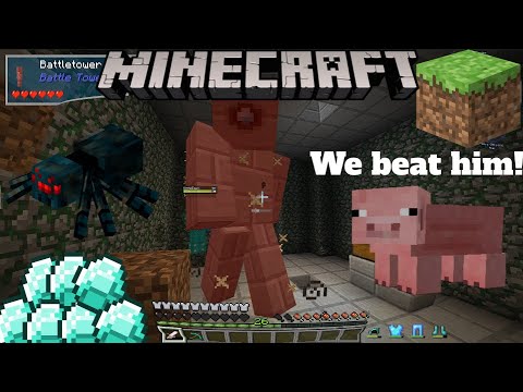 YourBoyDanny - BATTLE TOWER BOSS AND DEMON ANIMALS! Minecraft HEXXIT w/Friend
