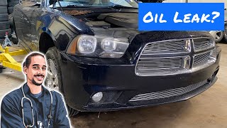 3.6 Pentastar Common Oil Leak Problem | How to diagnose an Oil Leak #dodgecharger #3.6pentastar