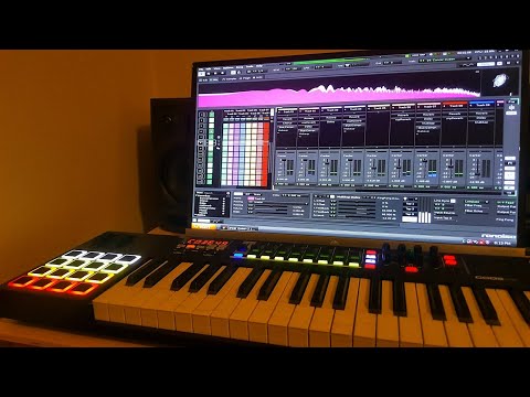 Axiom 25 Trigger pads with Ableton Live