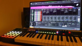Axiom 25 Trigger pads with Ableton Live