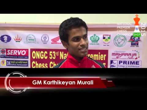 Karthikeyan Murali Current National Champion 2015