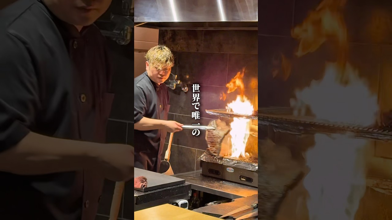 世界で唯一のカビ熟成の有田牛Tボーンステーキ最高