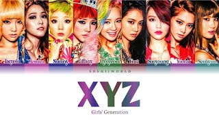 Girls’ Generation (소녀시대) – XYZ (Color Coded Lyrics)