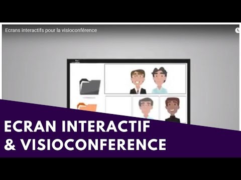 Utilisation de l'écran interactif Easypitch chez Guy Hoquet