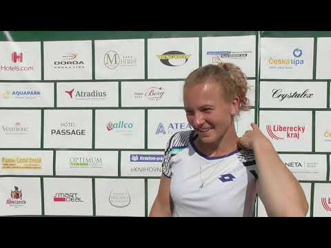 Kateřina Siniaková po prohře ve finále Mácha Lake Open 2020