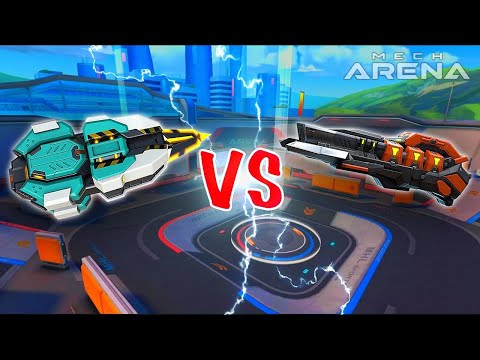 Revoker vs Ember Gun - Mech Arena Comparison