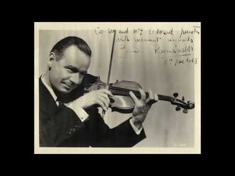 Zino Francescatti - Tchaikovsky Violin Concerto in D Live ORTF Klecki May 5, 1970