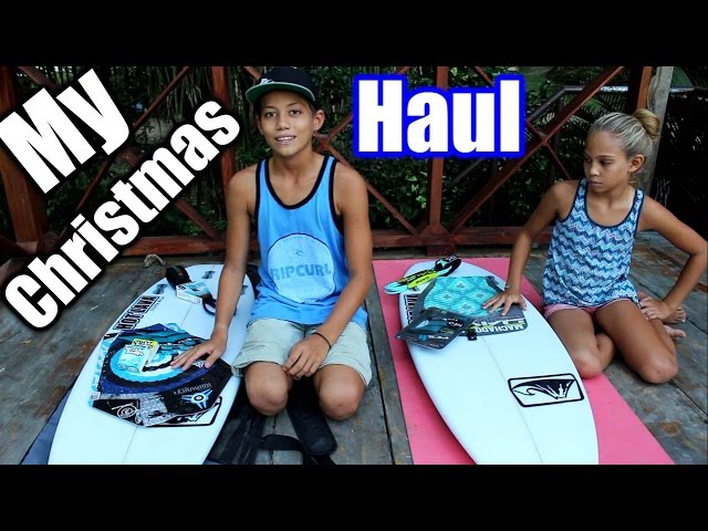 What I Got For Christmas 2015 - My Xmas Haul Surfer Survival Style