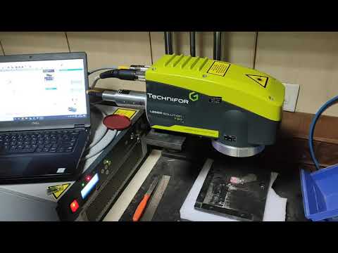 Slide 9 - Fiberlasaer Standard F20   20W lens 254 mm Lasertrace (video)