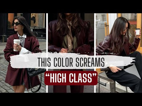 10 Ways to Wear Burgundy This Fall 2025