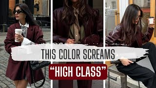 10 Ways to Wear Burgundy This Fall 2025