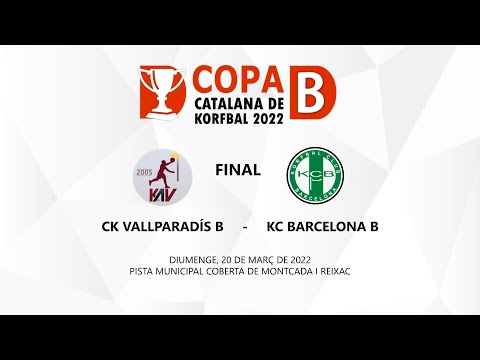 Final Copa Catalana "B" 2022 de Korfbal: CK Vallparadís B - KC Barcelona B