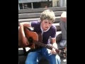 Niall Horan Singing One Time By Justin Bieber ...
